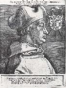 Albrecht Durer Cardinal Albrecht of Bran-Denburg in portrait France oil painting artist